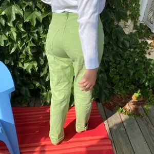 GLORIA VANDERBILT “AMANDA” GREEN HIGHWAISTED JEANS